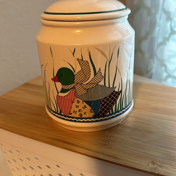 Vintage Japan Rustic Farmhouse CSC small canister - Picture 3 of 6